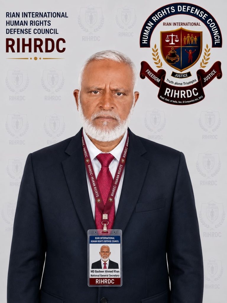 MD Basheer Ahmed Khan, National General Secretary