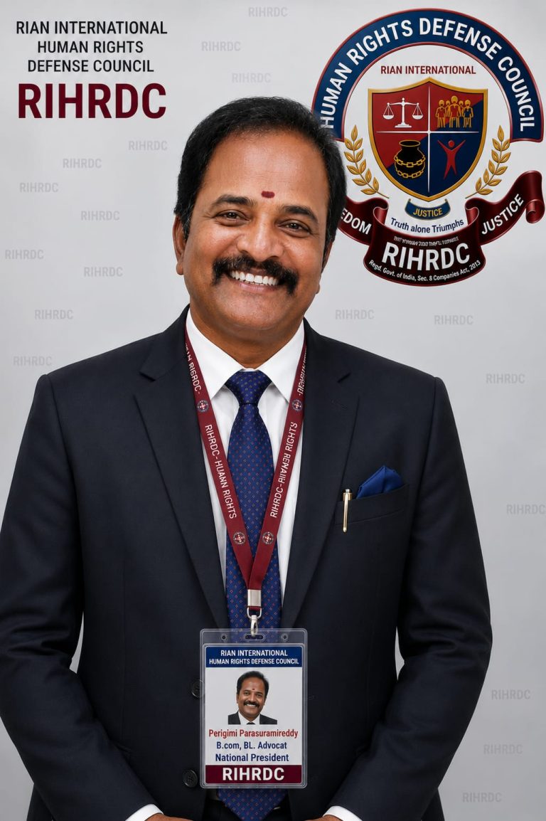 Perigimi Parasurami Reddy, National President
