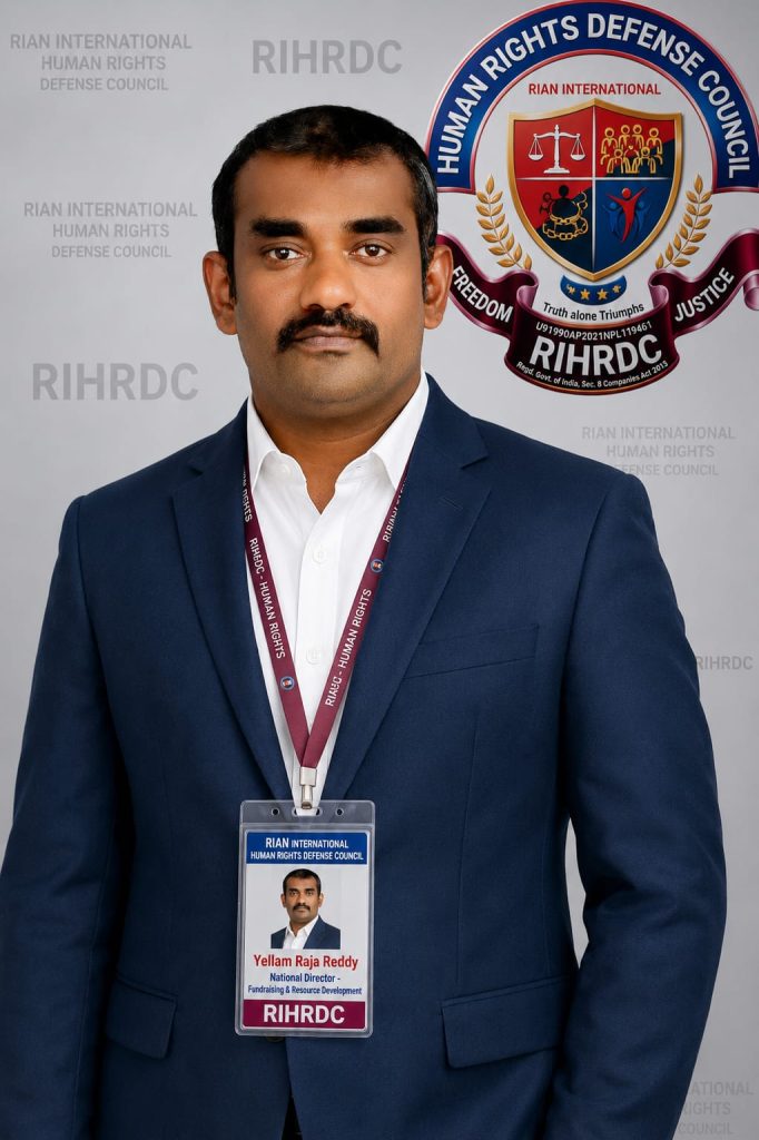 Yellam Raja Reddy – National Director